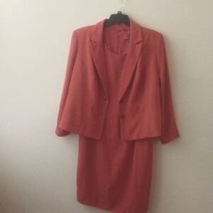 Burnt orange Dress and Matching blazer
